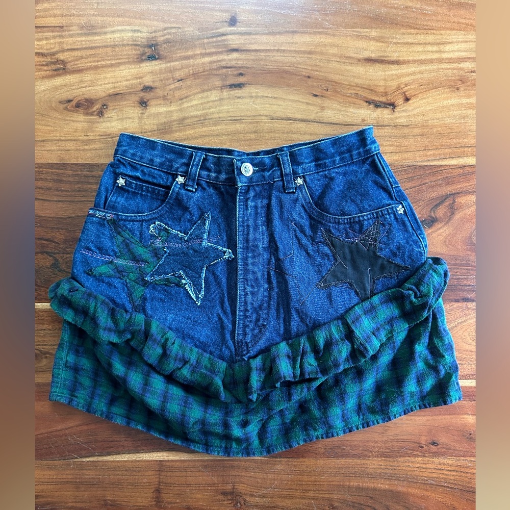 Vintage 80s blaze riding skirt lone star - Picture 2 of 8
